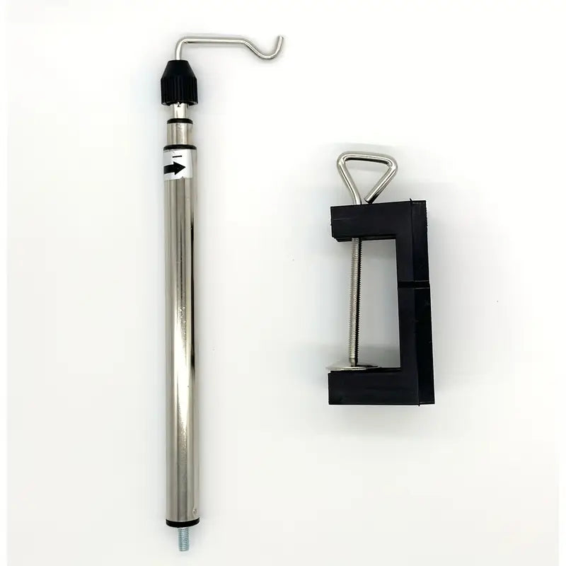 Heavy-Duty Clamp with Steel Rod for Rotary Tools