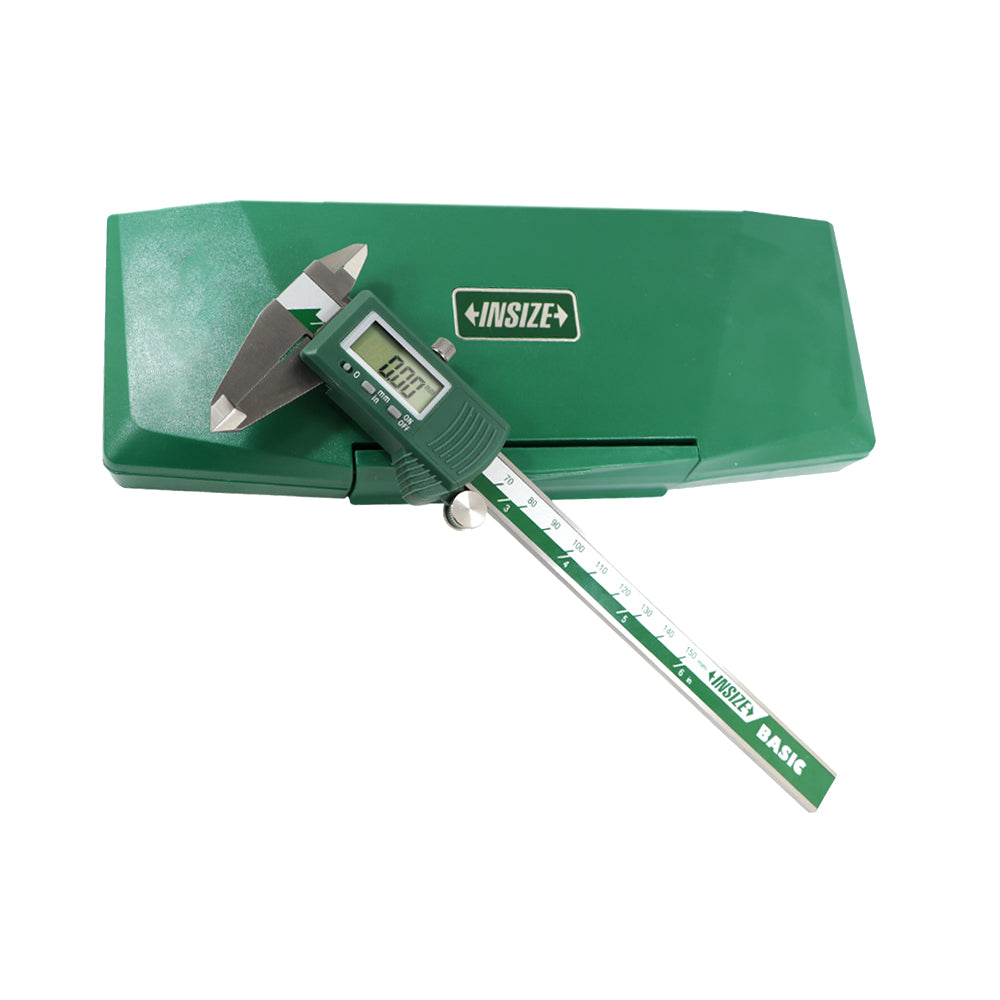 INSIZE Digital Basic Caliper with Protective Green Case
