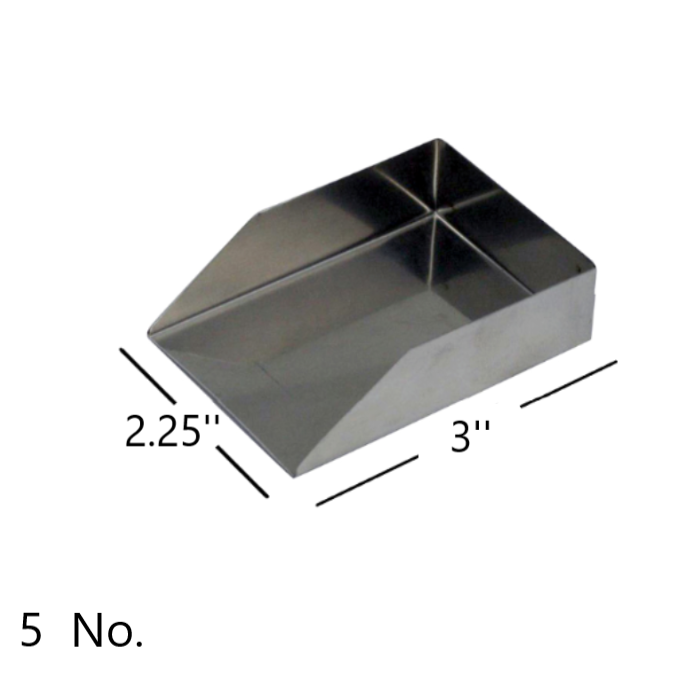 Stainless Steel Diamond Scoop