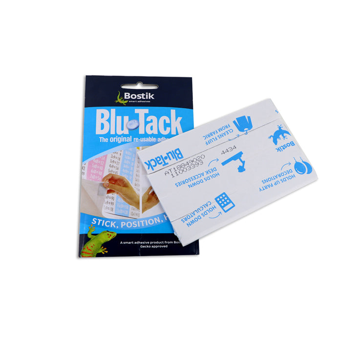 Bostik Blu-Tack Reusable Adhesive – 75g Non-Toxic Multipurpose Sticky Tack for Posters, Decorations & Crafts