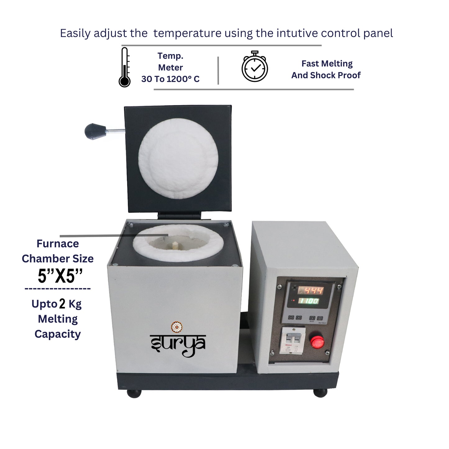1Kg Electric Gold Melting Furnace