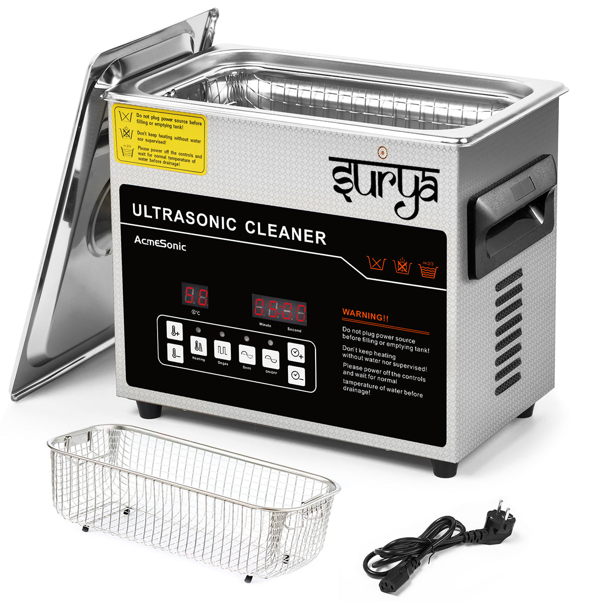 Surya benchtop jewelry polishing and buffing machine with dual spindle, ideal for gold and silver showroom use.