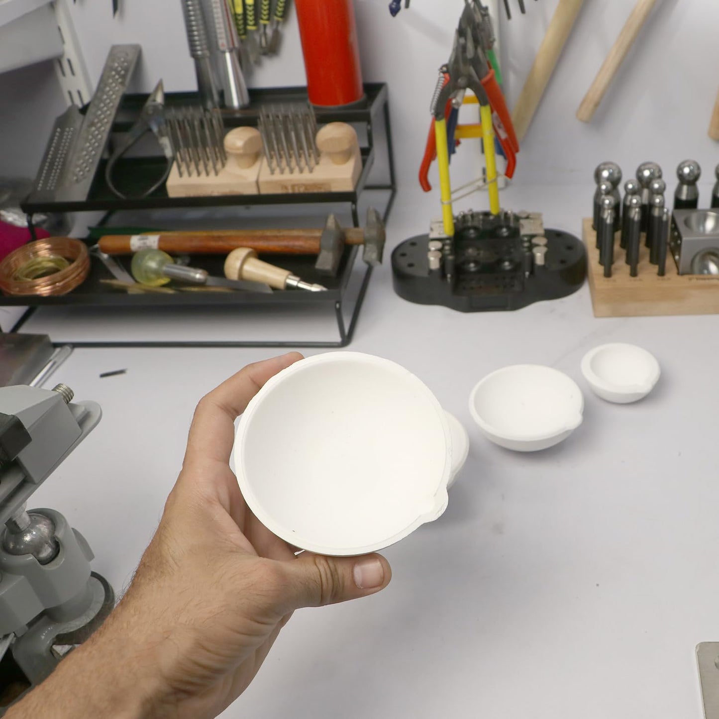 Jeweltech Ceramic Crucible Melting Bowl Set