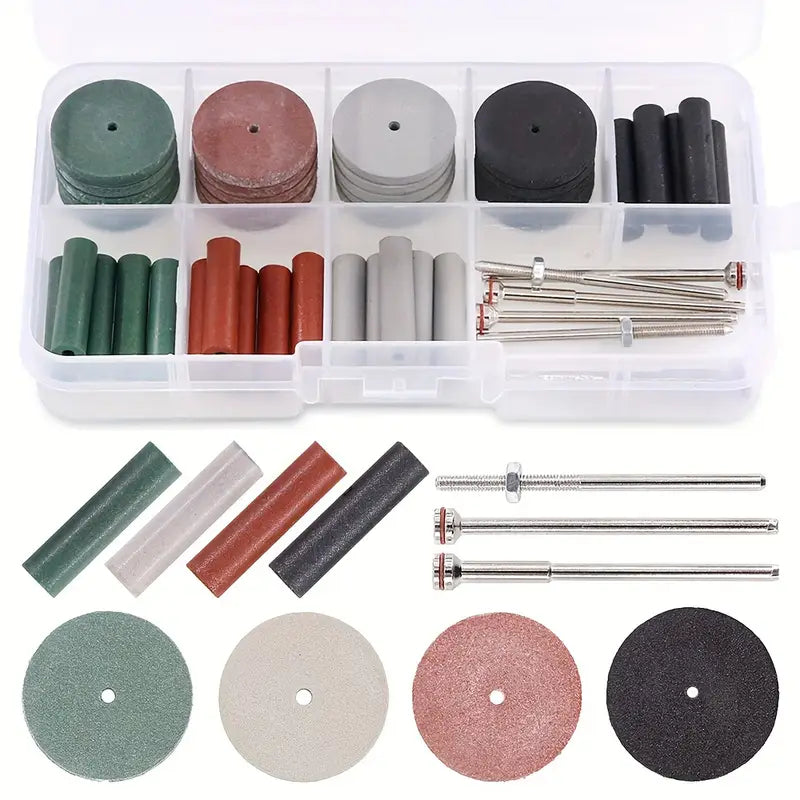 40 Pcs Silicone Rubber Polishing Wheel Set