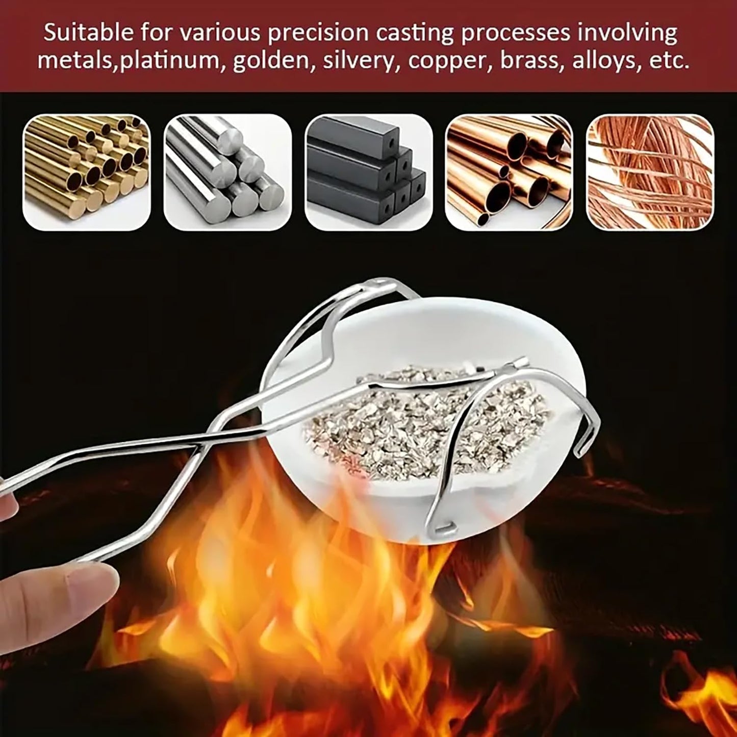Crucible Bowl for Jewelry Casting and Precious Metal Refining
