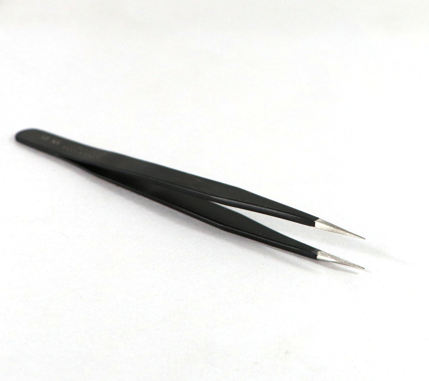 10K Black Powder Coated Stainless Steel Tweezer