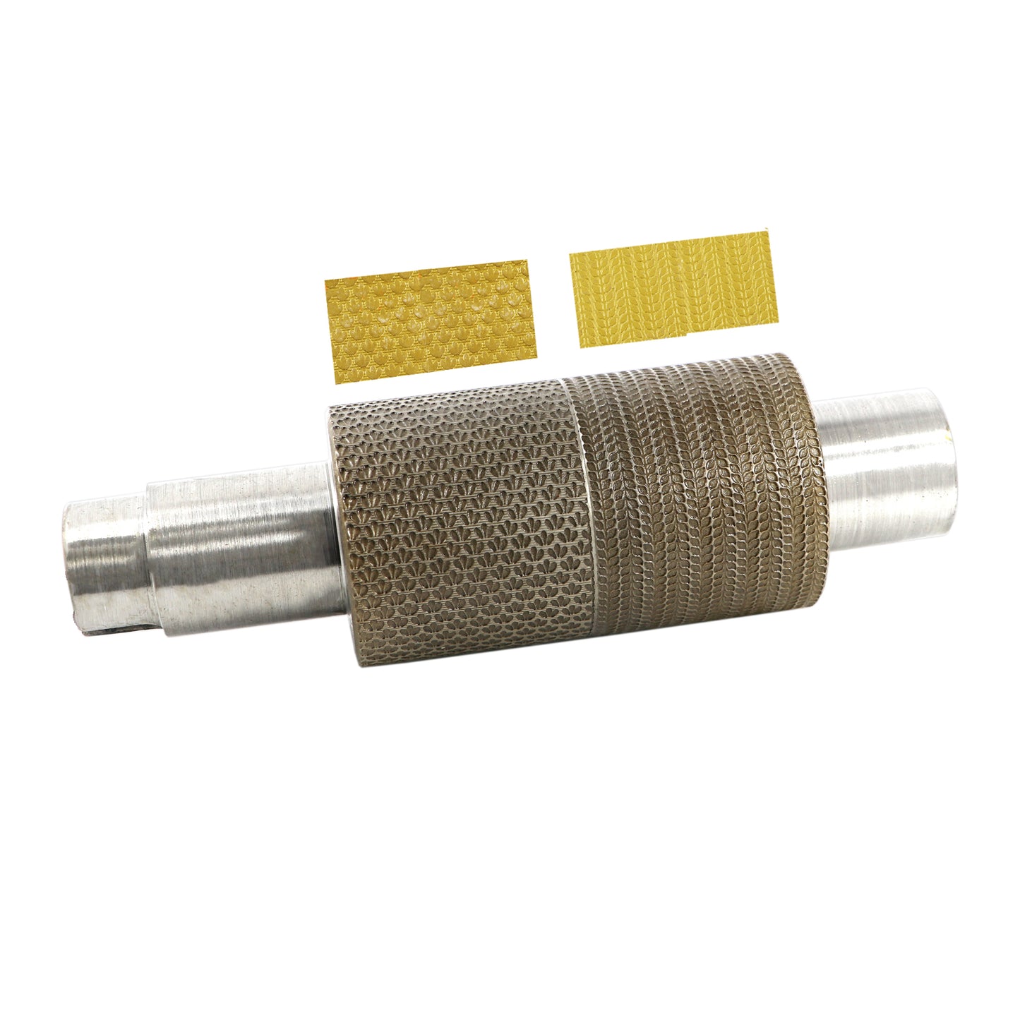 Jeweltech 3-Inch 797+9795Computer Design Roller for Sheet Rolling Machine – Patterned Roller for Gold & Silver Sheet Designing Design no. 125+742