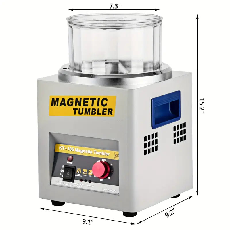 magnetic tumbler machine suitable for small jewelry studios