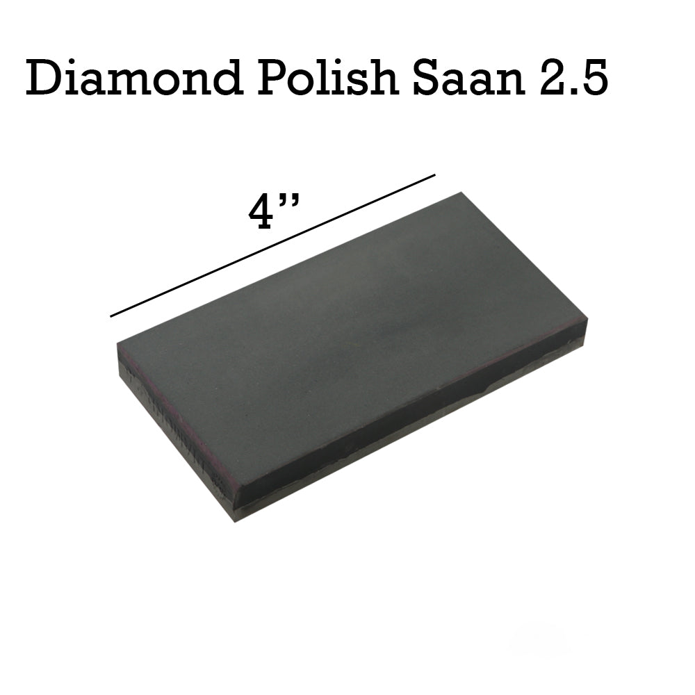 White/Black Diamond Polishing Saan 2.5 – Double-Side Stone