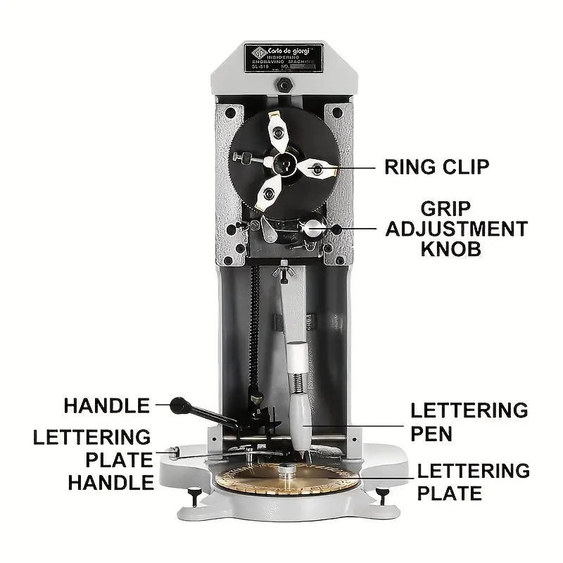 Ring and Bangle Engraving Machine – Double-Sided Scale Inner Ring Engraver