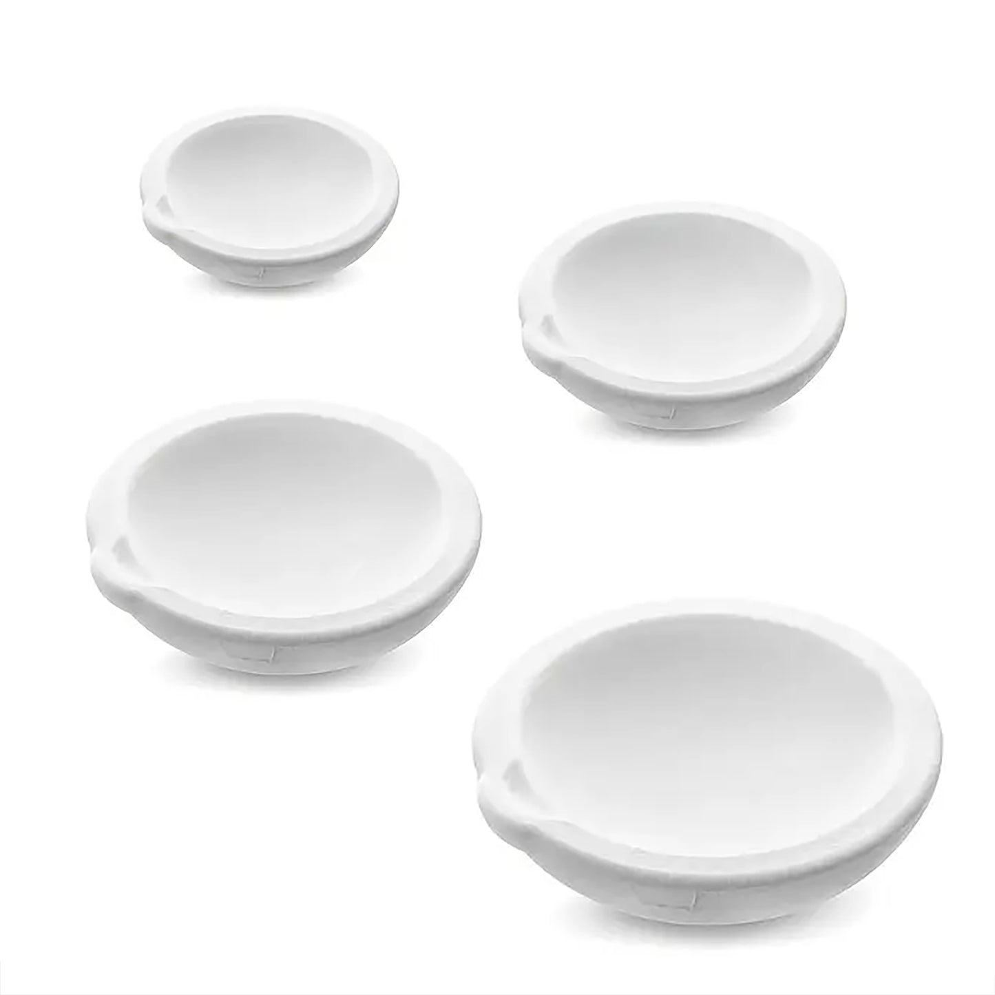 Jeweltech Ceramic Crucible Bowl for Metal Melting 100gm Capacity – High-Temperature Heat Resistant Melting Dish for Gold, Silver, Copper, Brass & Jewelry Casting (Pack of 6)