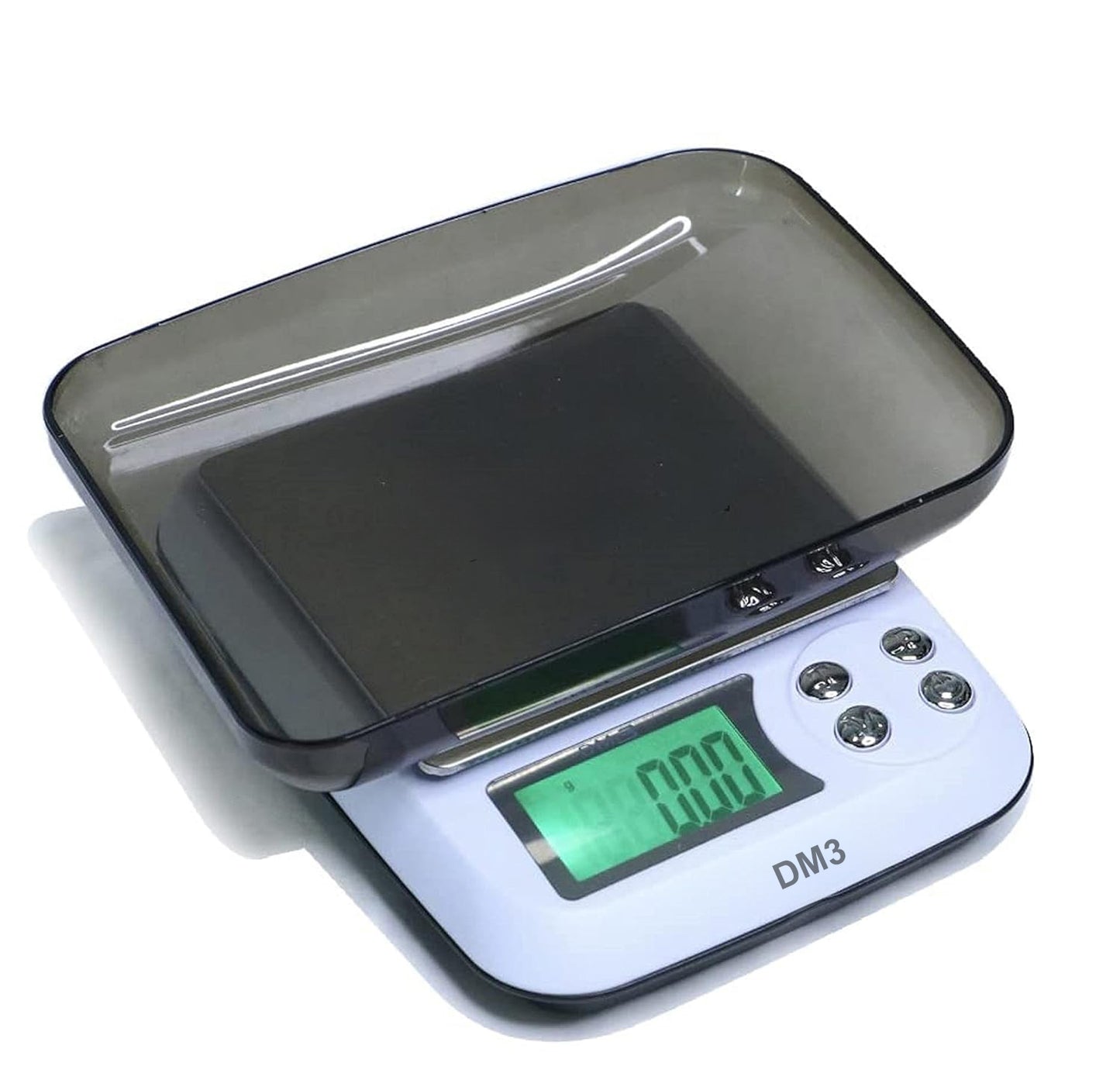 DM3 Digital Weighing Scale for Gold and Diamond, 1kg 0.01g precision, with LCD and cover lid