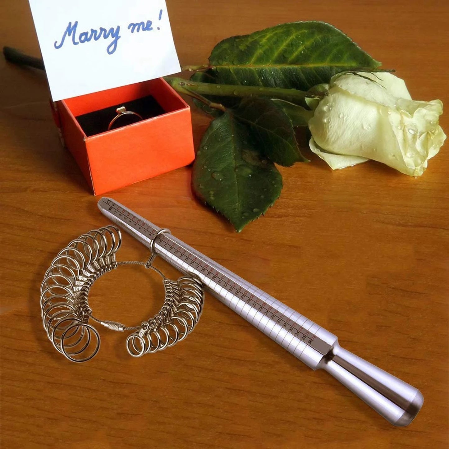 Steel Ring Size Measuring Tool