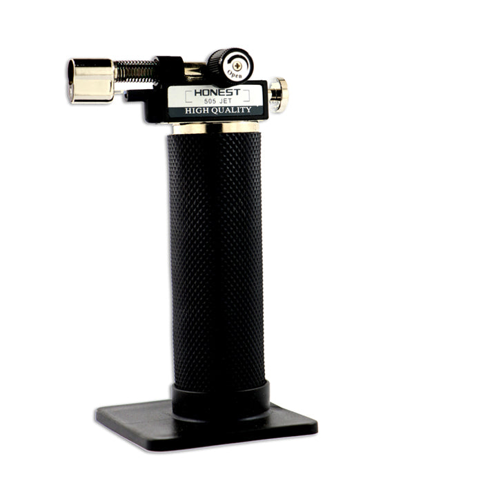 Jet flame torch for precision gold and silver soldering in jewellery making