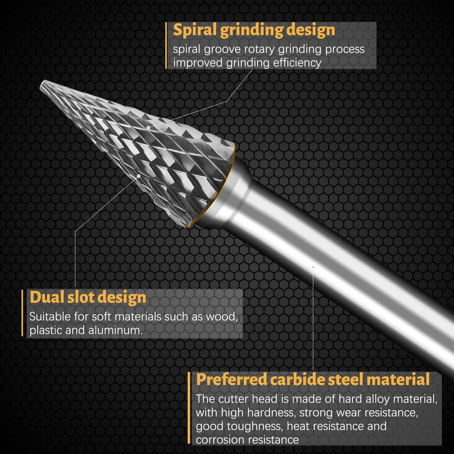 Compact 10 pcs carbide bur set ideal for jewelers, sculptors, and DIY craft workers