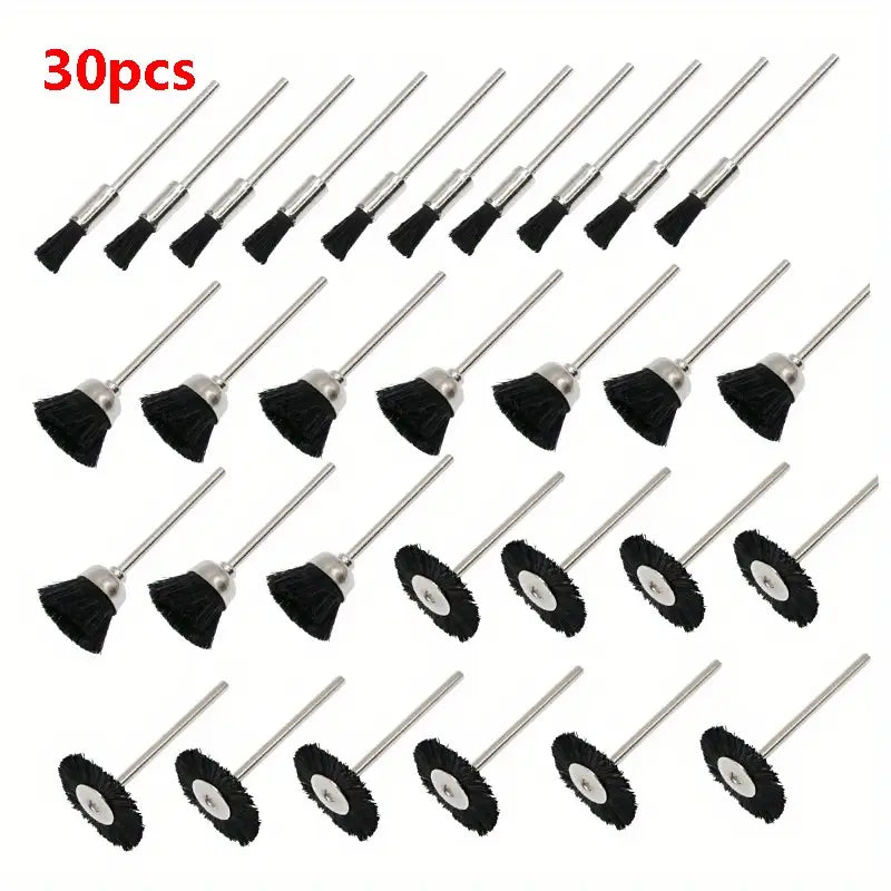Jewelry rotary brush assortment for professional