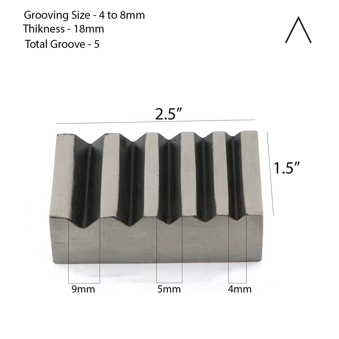 Swag Grooving Block for Jewelry Making