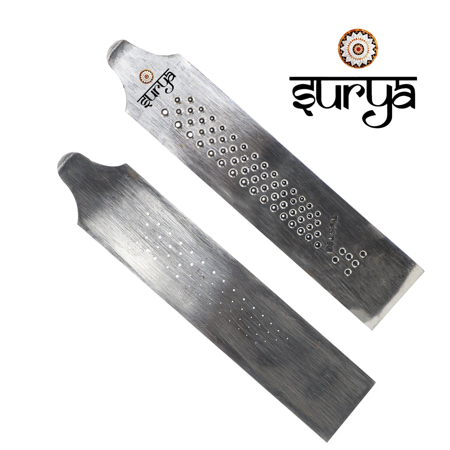 5-inch stainless steel jantri plate ideal for bench or tabletop use in jewellery studios