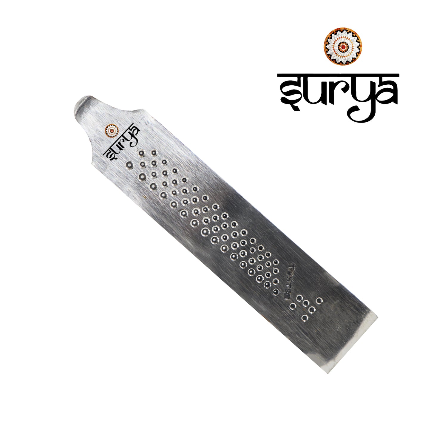 Surya 5-inch stainless steel wire drawing plate for 16 to 32 gauge gold and silver wires