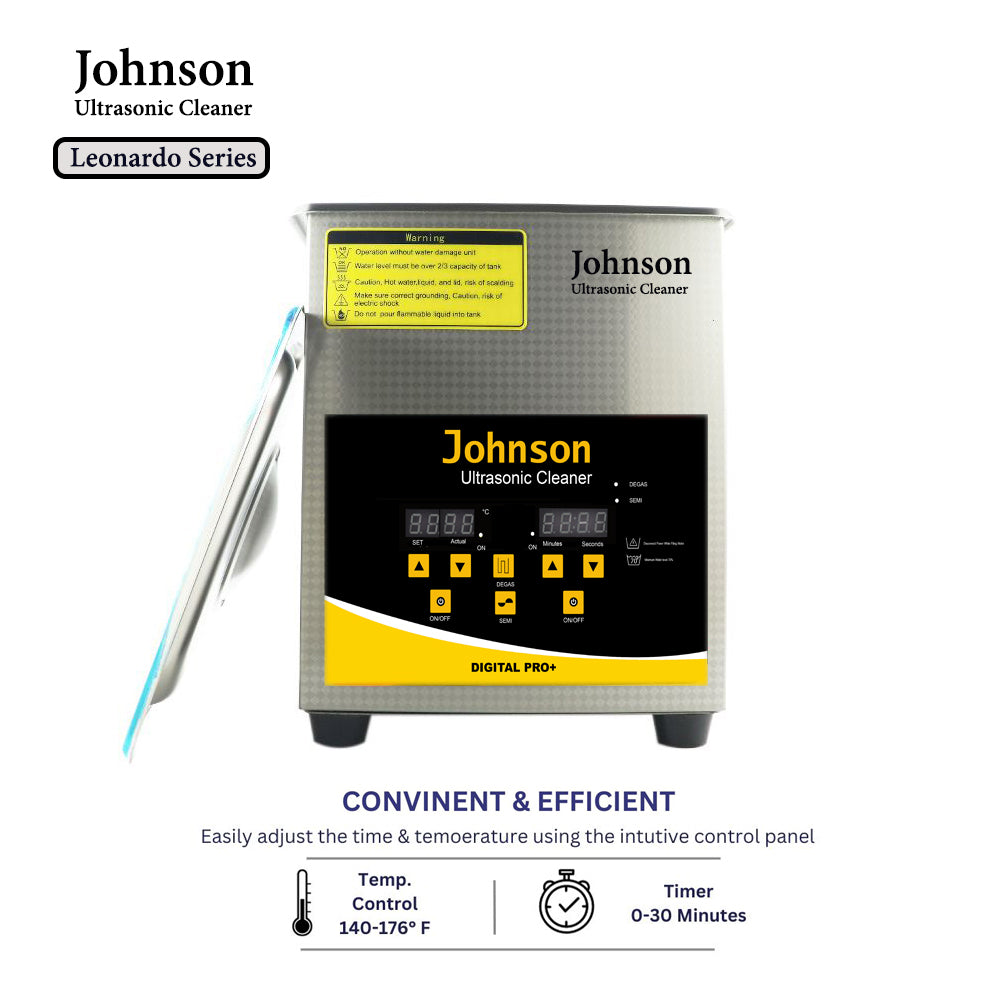 ultrasonic cleaner for use in optical stores, labs, and dental clinics