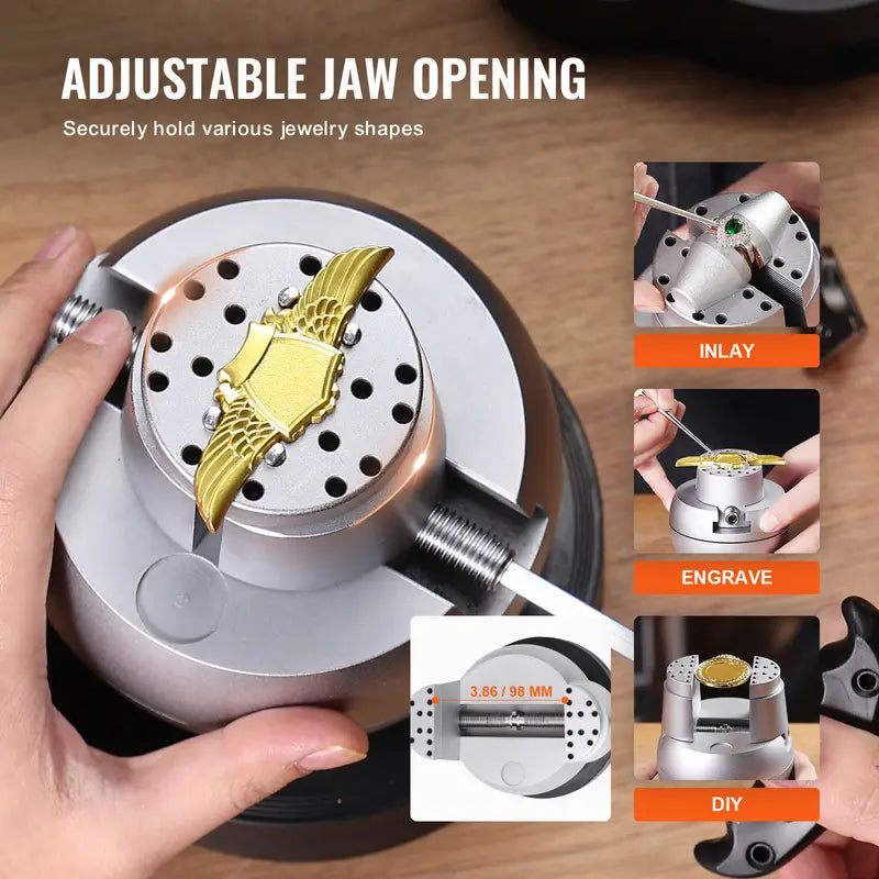 360° Rotating Ball Vise for Professional Jewelry Making