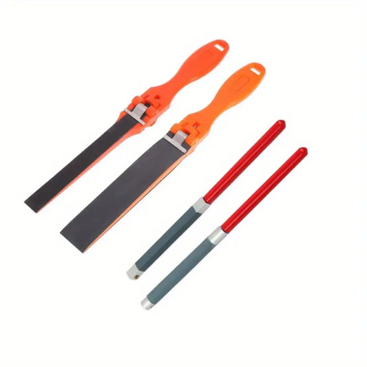 Jeweltech 4pcs Half Circle Sandpaper Roller Set with Plastic Handle – Jewelry Abrasive Tool