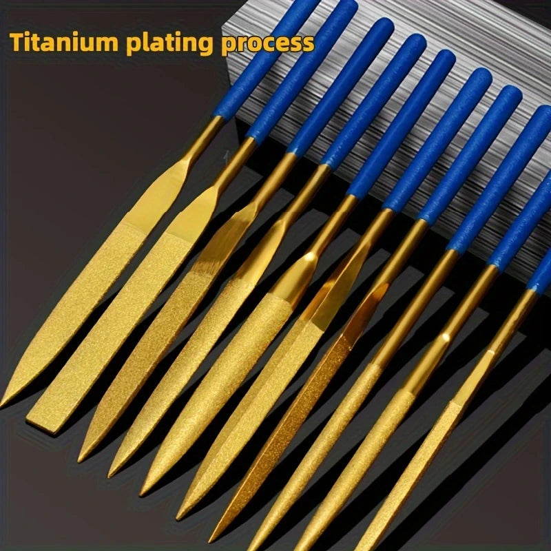 titanium-coated diamond files