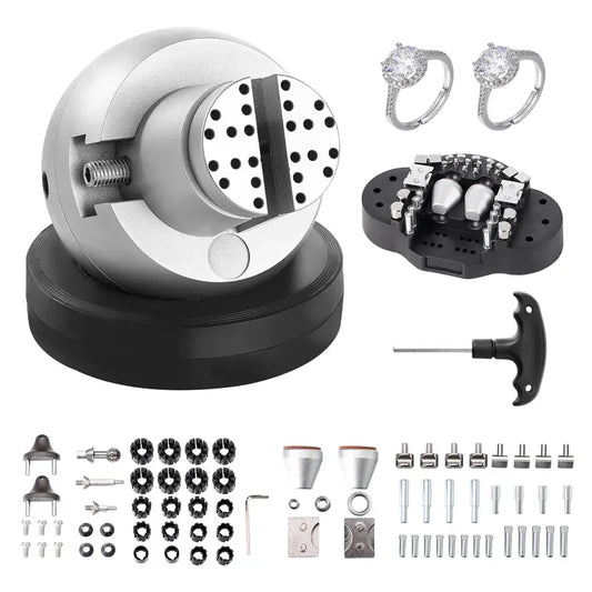 Ball Vise Engraving Setting Tool with 69 Accessories
