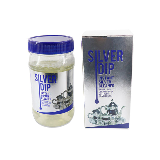 Silver Dip Instant Silver Cleaner – Quick Cleaning Solution for Silver Jewelry, Utensils, and Artifacts