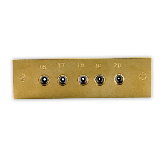 Carbide Wire Draw Plate for Jewelry Wire Making – jantri SWG 16 to 20 Gauge

