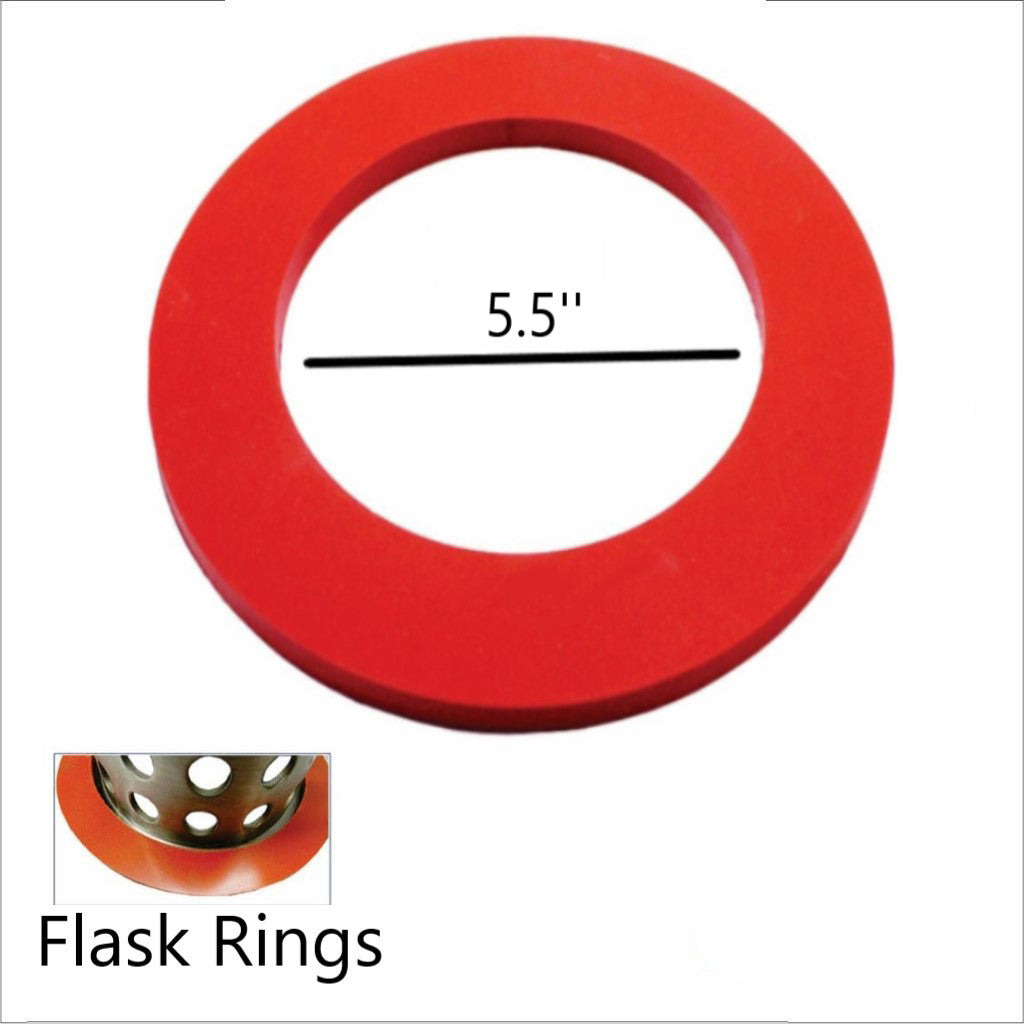 5.5" Surya Rubber Flask Rings for Jewelry Casting