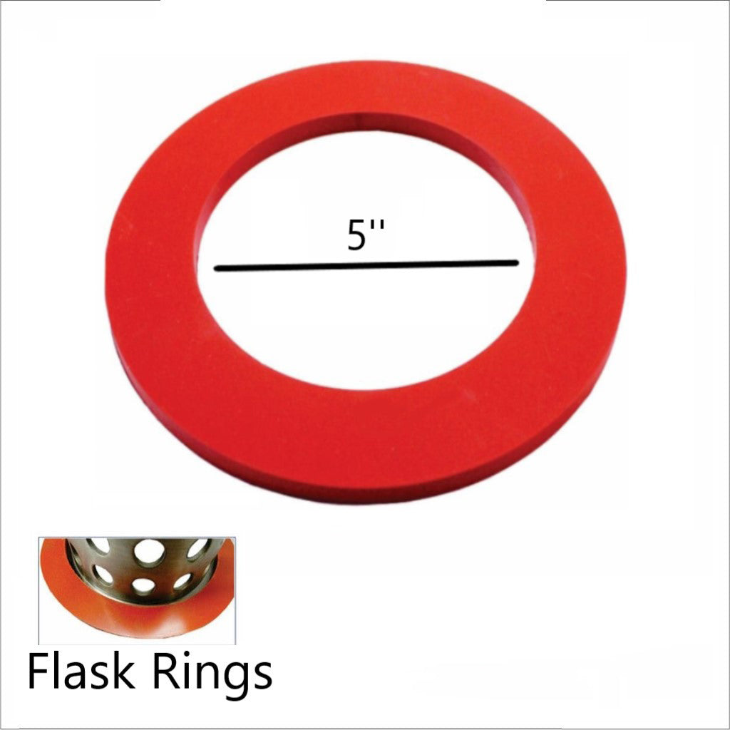 Surya Rubber Flask Rings for Jewelry Casting - 5"