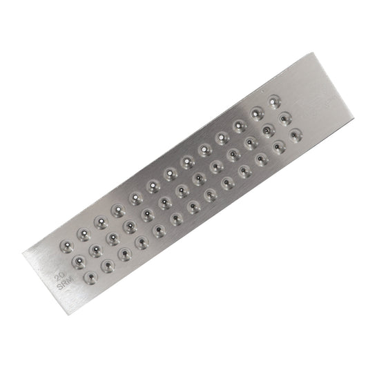 Tungsten carbide SRM-20 drawplate with 39 precision holes for gold and silver jewelry wire drawing