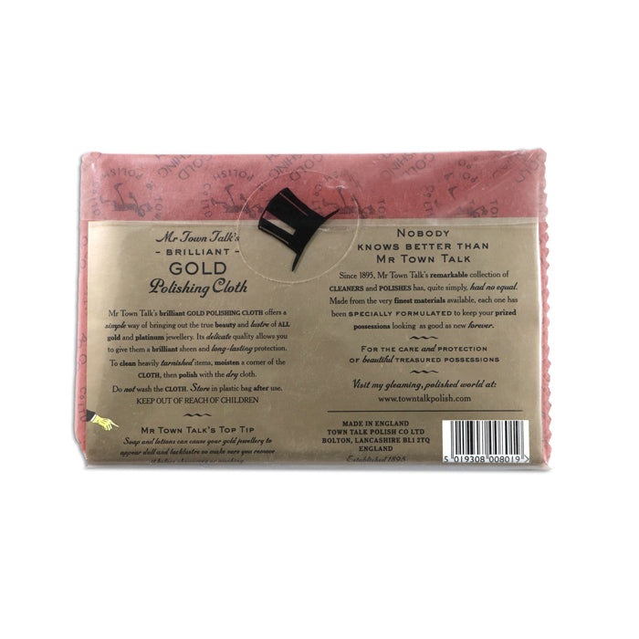 Town Talk Gold Polishing Cloth – Jewelry Cleaning Cloth