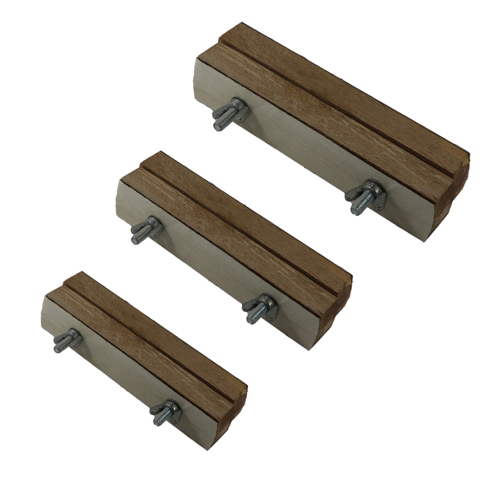 Jeweltech Wooden Ring Vice / Holder – 4", 6", 8" Adjustable Clamp for Jewelry Stone Setting, Engraving, Polishing & Craft Work