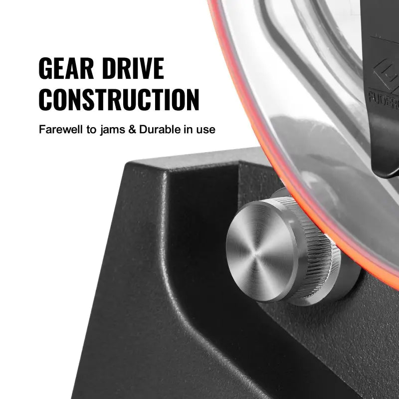 Gear-drive construction detail of Jeweltech tumbler