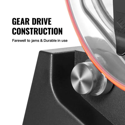 Gear-drive construction detail of Jeweltech tumbler