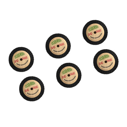 Jeweltech 2C standard wooden polishing brush with black Chungking bristles 