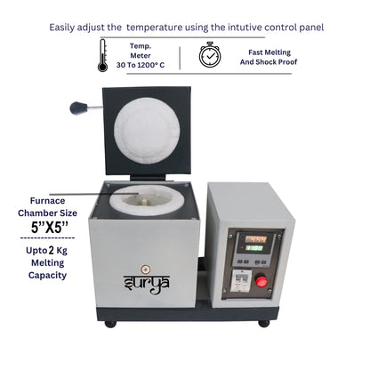 Surya 2Kg Electric Gold Melting Furnace