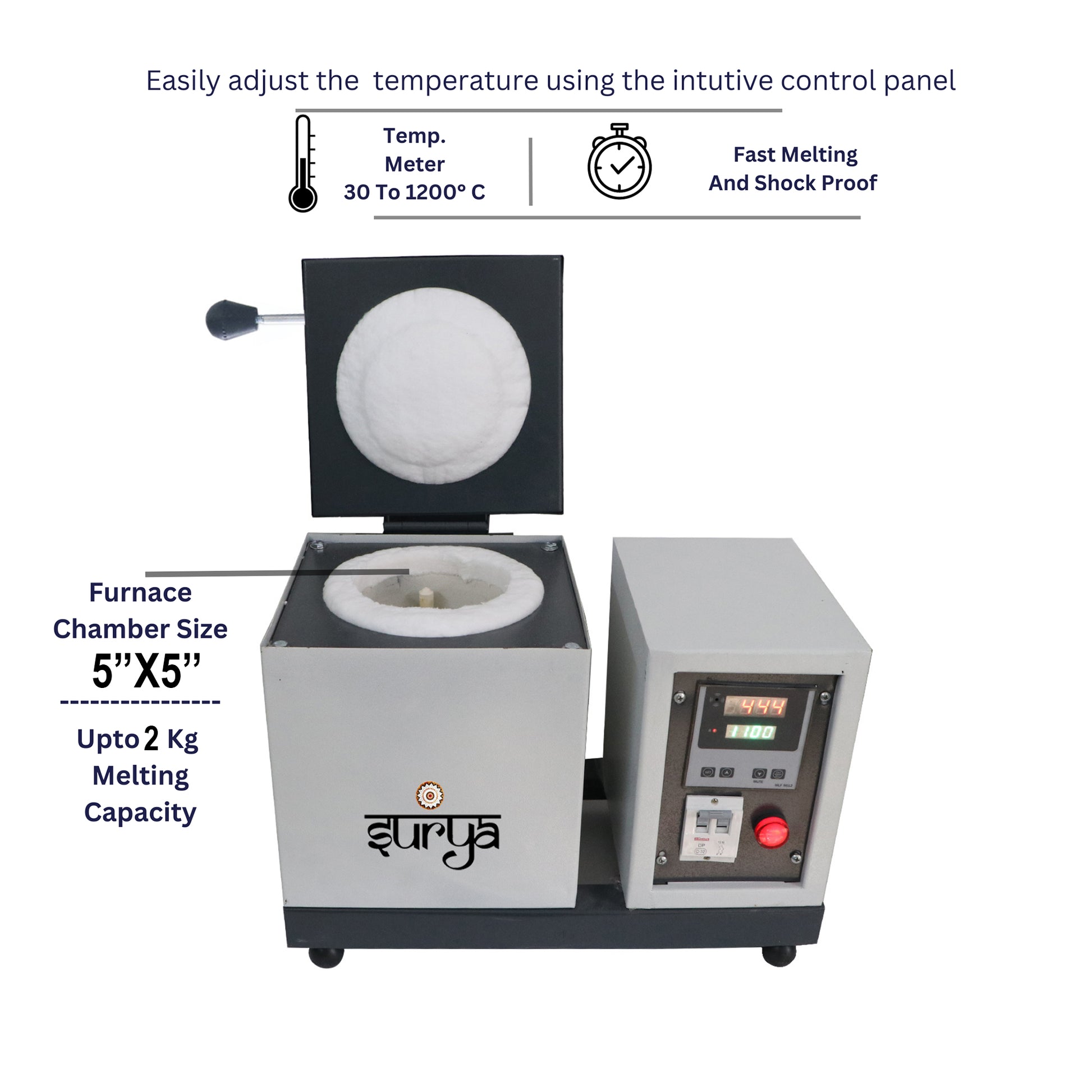 1Kg Electric Gold Melting Furnace