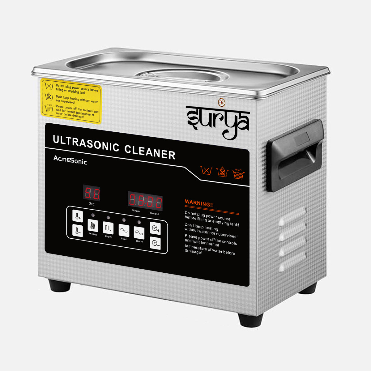 Compact Surya polishing buffing motor with adjustable speed, used for fine jewelry surface finishing and repair.