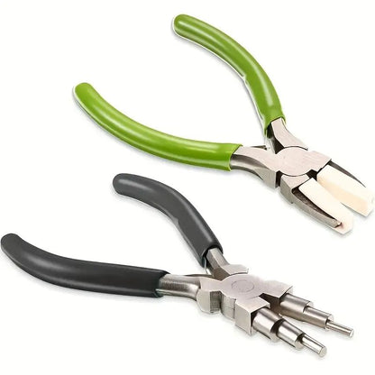 Jeweltech 2pcs Carbon Steel Jewelry Pliers Set – Comfort Grip