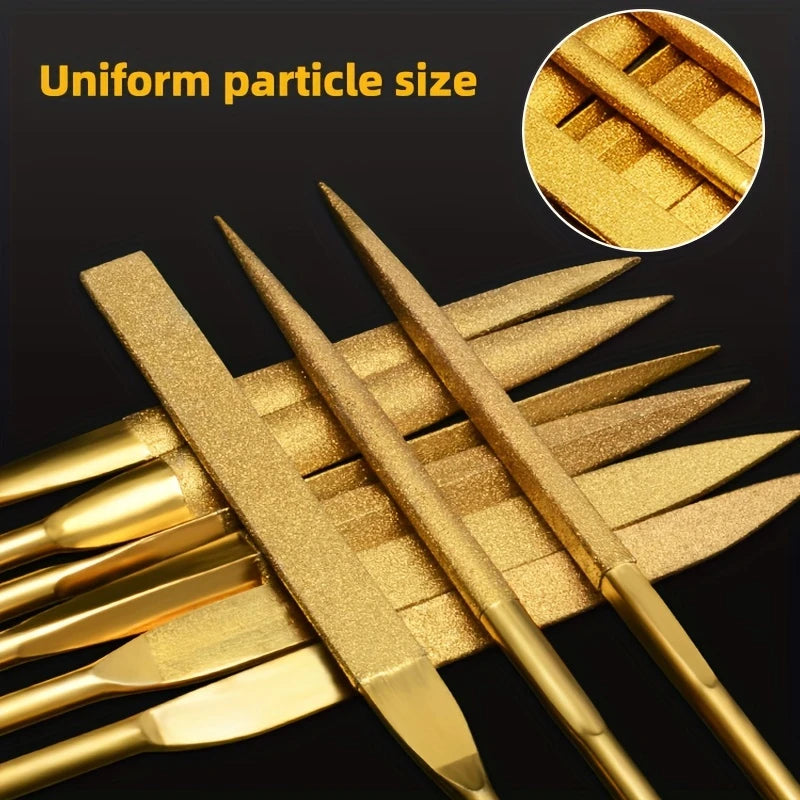 Titanium-Coated Diamond File