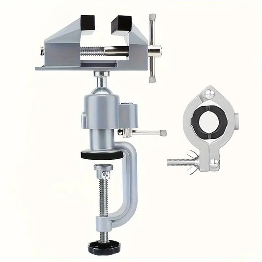 Workbench vise with 360-degree rotation feature