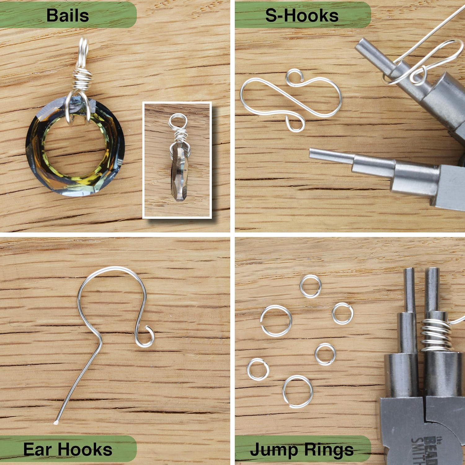 Three Step Wire Wrapping Plier – Jewelry Making Tool for 2mm, 4mm, 6mm Loops

