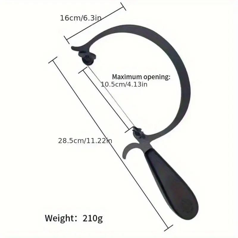Jewellery Saw Frame Dimensions – 28.5 cm length with 10.5 cm opening