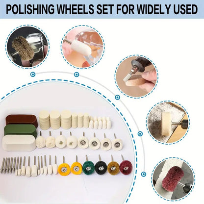 Dialux Pack of 72pcs Polishing Wheel Polishing Kit