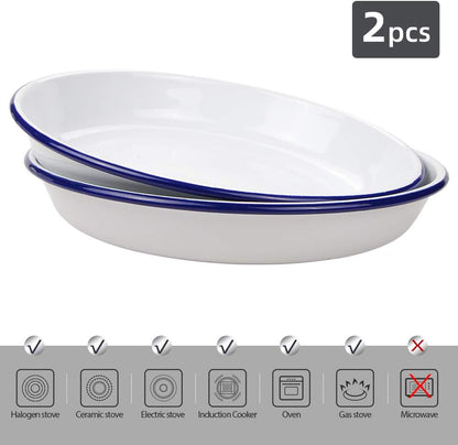 Jeweltech Enamel Chini Plate Bowl