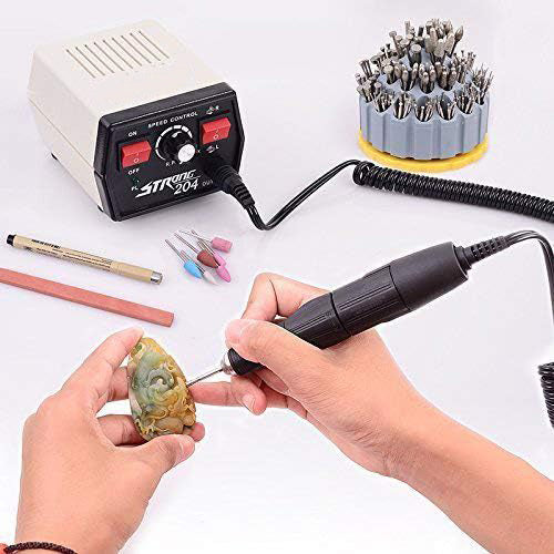 Saeshin Dental Strong 204 Micro Motor Polish and Grinding Machine for Jewellery Polish 35000r/min