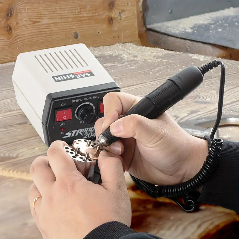 Ball vise jewelry tool showing carving, mosaic, and DIY usage